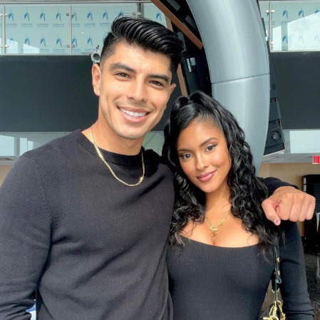 Nurys Mateo and her boyfriend Horacio Gutierrez.